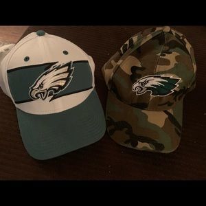 Eagles baseball hats (pair of hats)